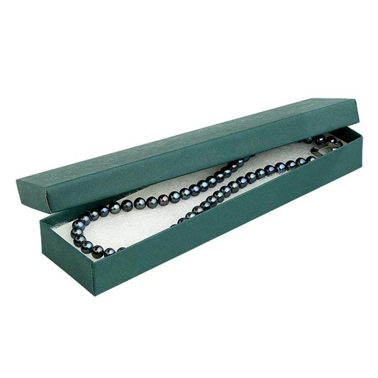 Pine Green Recycled-Paper 203.2mm x 50.8mm x 22.22mm Gift Box