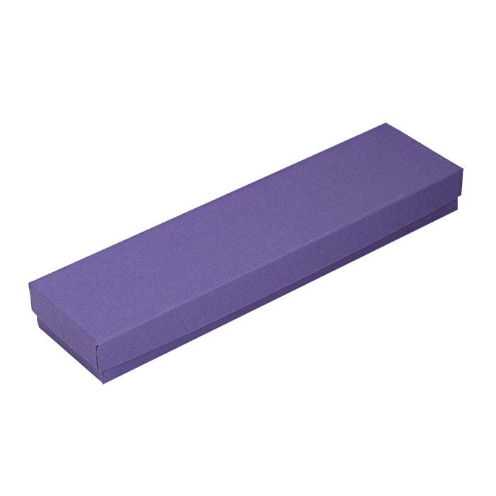 Purple Recycled-Paper 203.2mm x 50.8mm x 22.22mm Gift Box