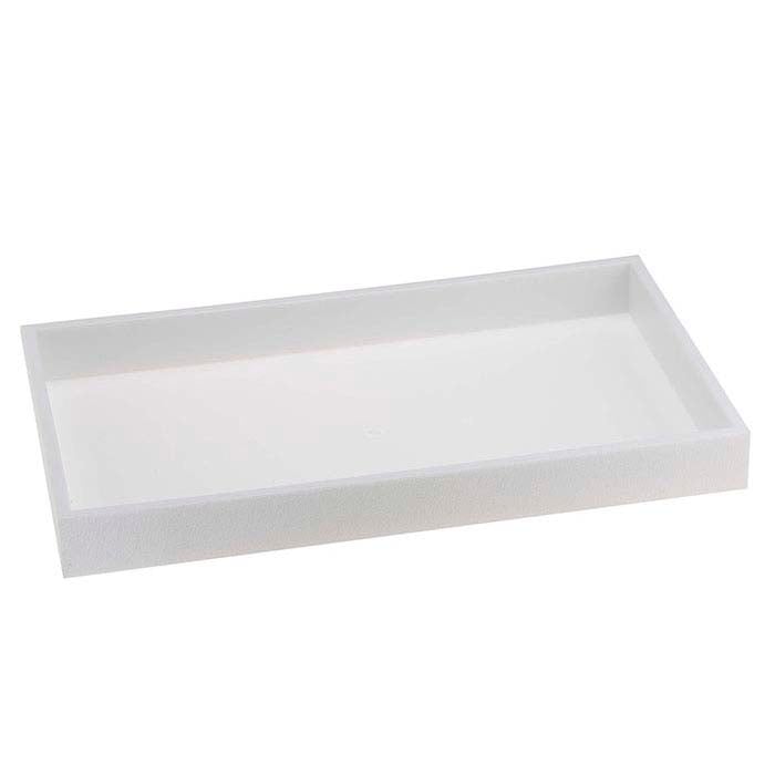 White Plastic Full-Size Tray