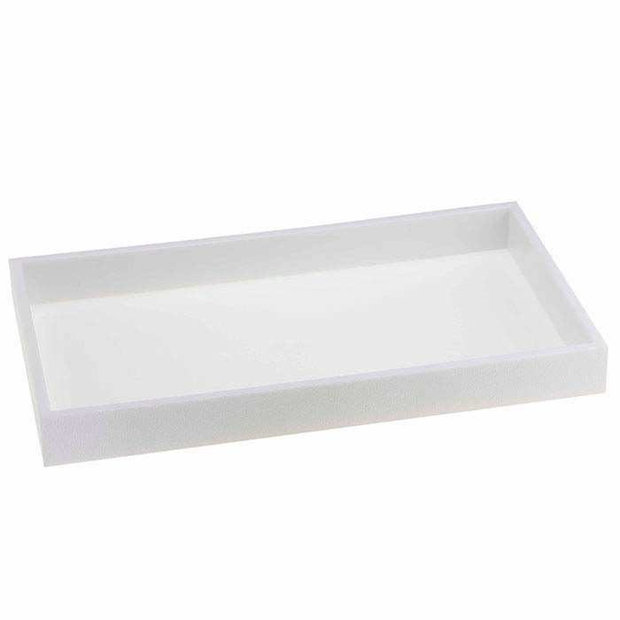 White Plastic Full-Size Tray
