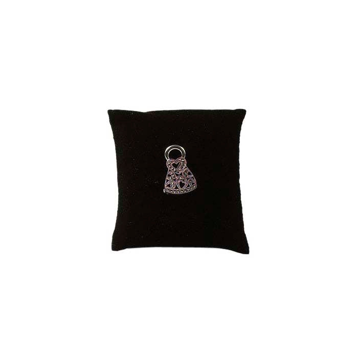 Black Velveteen Pillow Display
