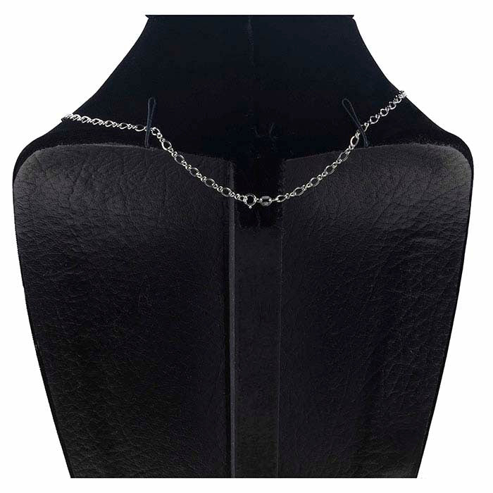 Black Velvet Necklace Bust Display