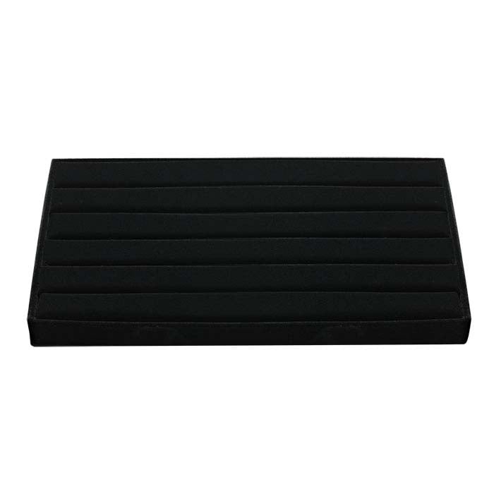 Black Velvet Continuous-Slot Ring Display