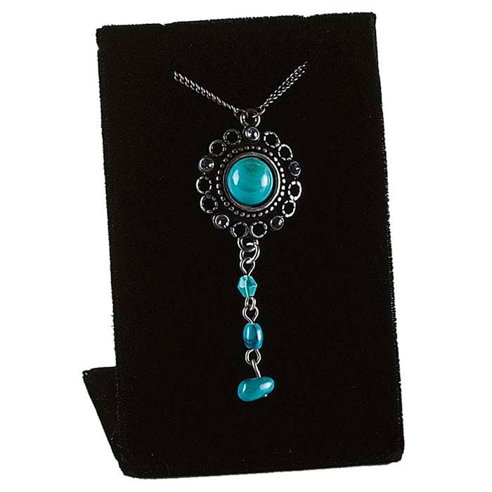 Black Velvet Pendant or Earring Display