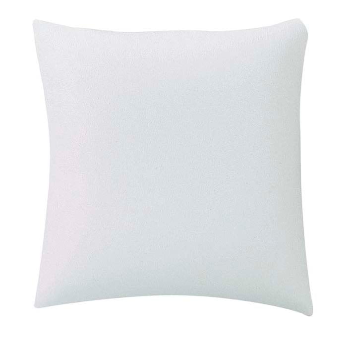 White Faux Leather Pillow Display