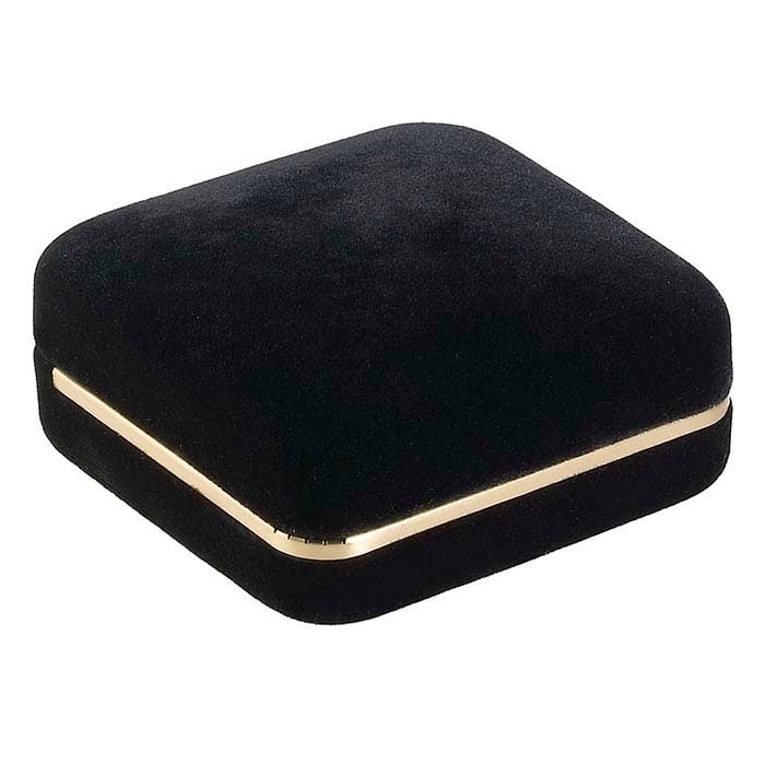 Black Soiree Velvet Earring Gift Box