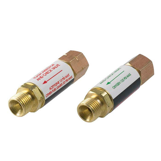 Smith Flashback Arrestor Set, Regulator Mount