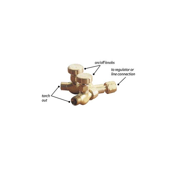 Smith Two-Hose Y-Manifold for Fuel