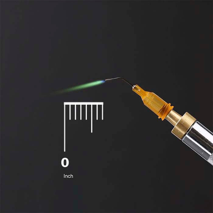 Replacement Torch Tip Set for Hydrogen Welding Systems, Bent-Tip, Set of 6