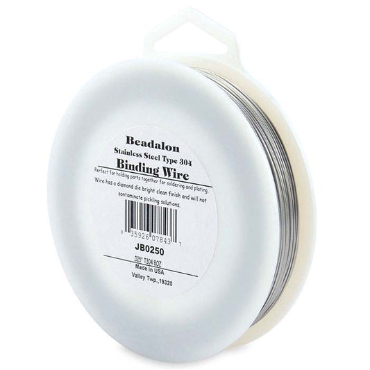 Fil rond en acier inoxydable pour manipulation et ligature, 0,64 mm, bobine de 0,23 kg.