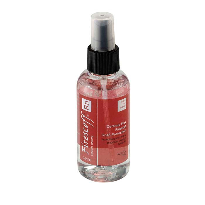 Firescoff Rh Ceramic Flux for Rhodium, 0.03 kg. Spray Bottle