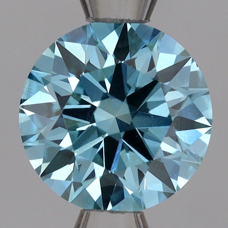 Lab-Grown Diamond 1.21ct, Round, Green, VVS2