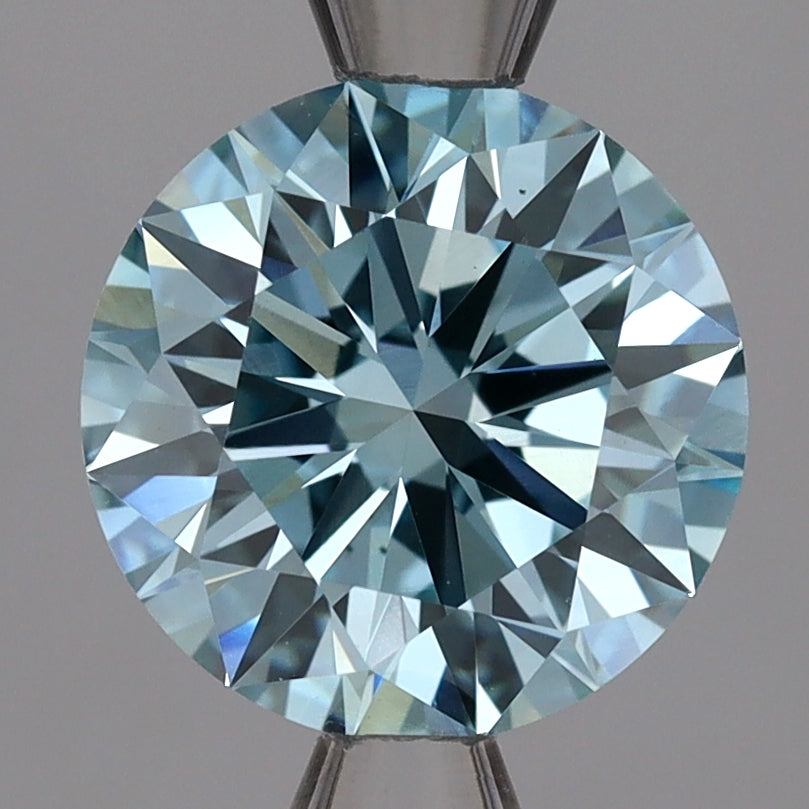 Lab-Grown Diamond 2.04ct, Round, Blue, VS1
