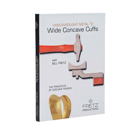 Handwrought Metal #2: Wide Concave Cuffs with Bill Fretz, Book and DVD Set