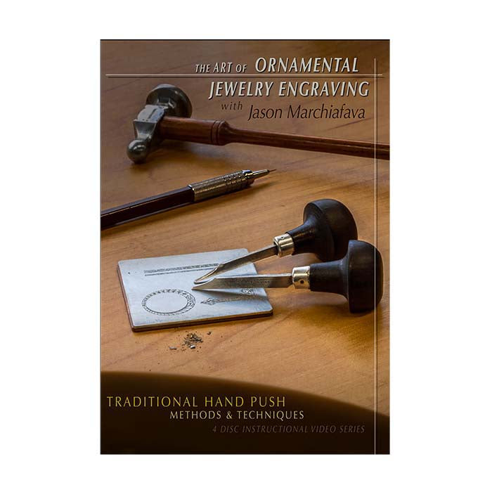 The Art of Ornamental Jewelry Engraving with Jason Marchiafava, DVD Set