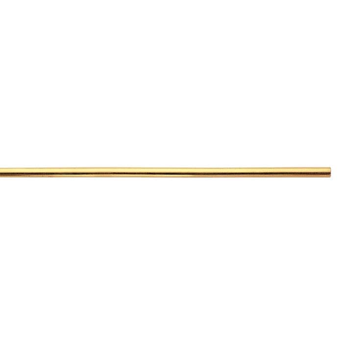 14K Yellow Gold Half-Round Wire, 2.05mm, Dead-Soft