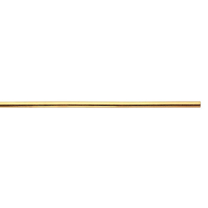 14K Yellow Gold Half-Round Wire, 1.02mm, Dead-Soft
