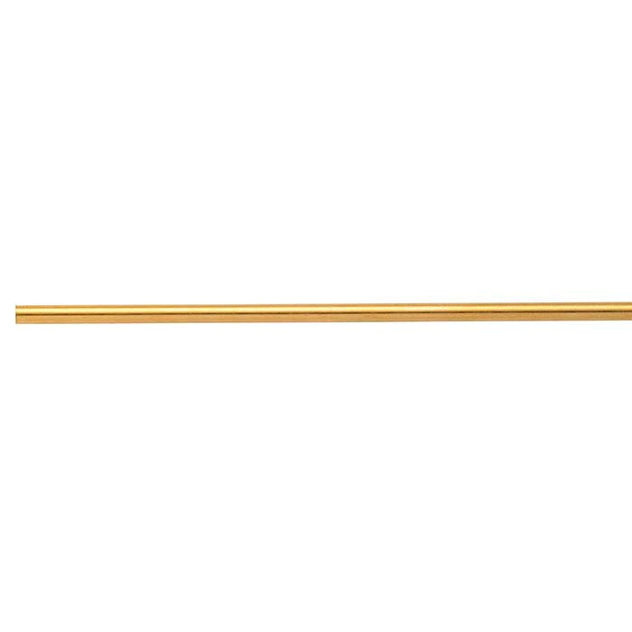 14K Yellow Gold 3mm Heavy-Wall Tubing, 1/2-Hard