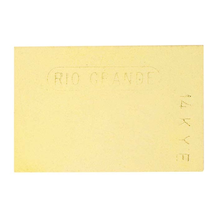 14K Yellow Gold Repair Sheet Solder, 0.25mm, Easy