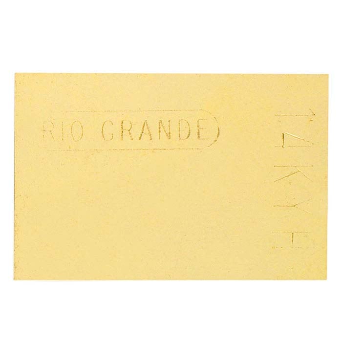 14K Yellow Gold Repair Sheet Solder, 0.25mm, Hard