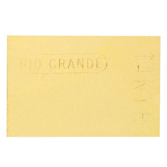 14K Yellow Gold Repair Sheet Solder, 0.25mm, Hard