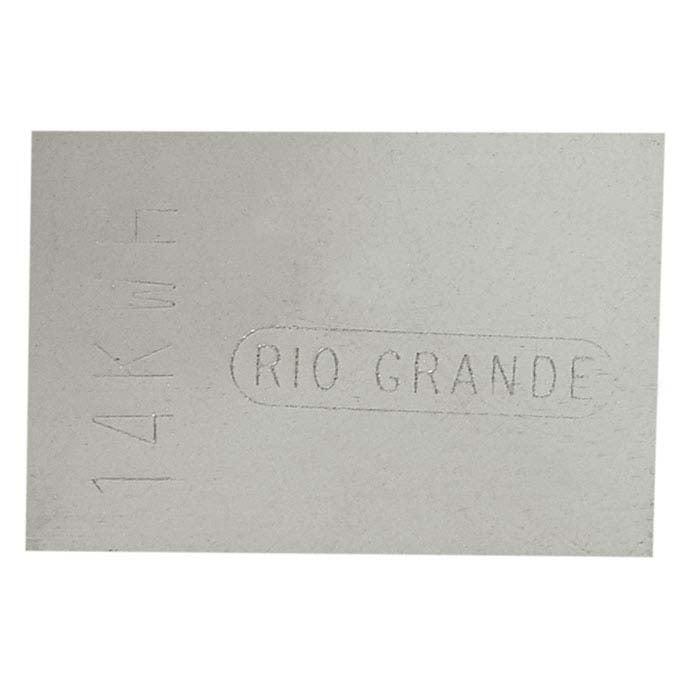 14K White Gold Repair Sheet Solder, 30-Ga.