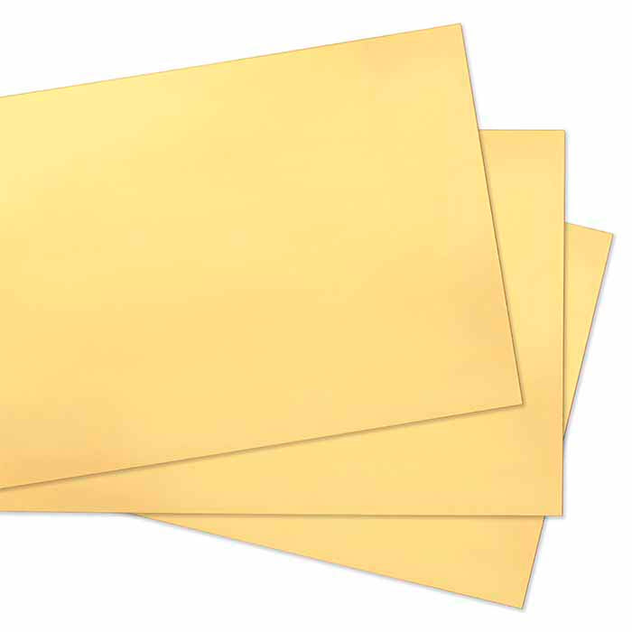 10K Yellow Gold Sheet, 0.25mm, Dead-Soft