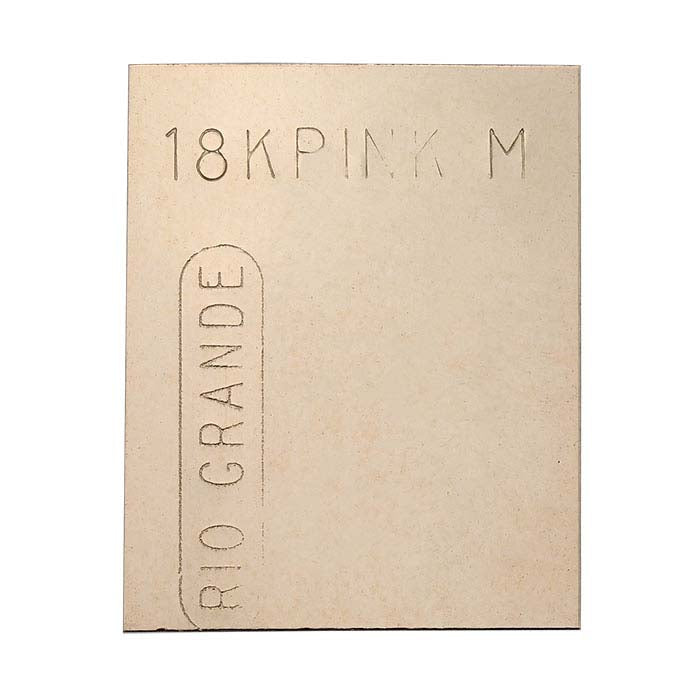 18K Plumb Rose Gold Sheet Solder, 0.25mm, Medium