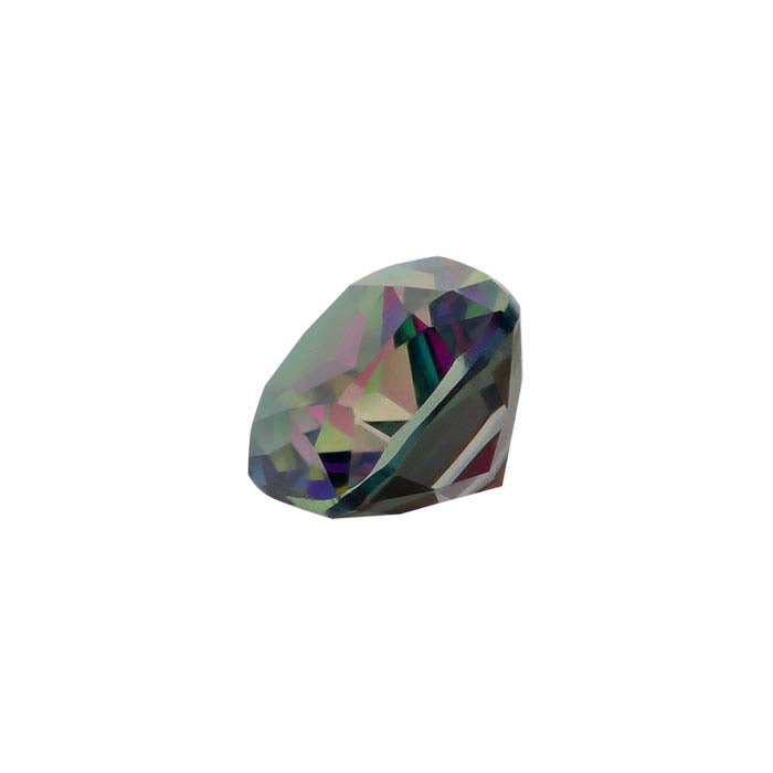 Azotic® Green Mystic™ Topaz 7 x 5mm Cushion Faceted Gemstone