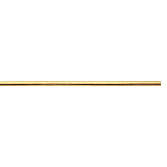 18K Yellow Gold Half-Round Wire, 1.63mm, Dead-Soft