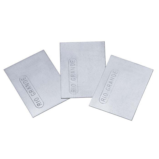 18K Plumb White Gold Sheet Solder, 0.25mm, Easy