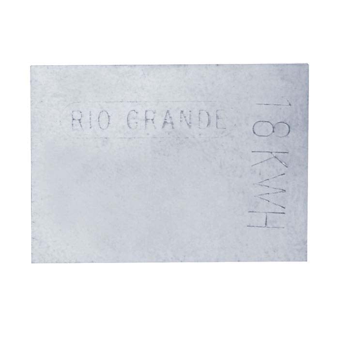 18K Plumb White Gold Sheet Solder, 0.25mm, Hard