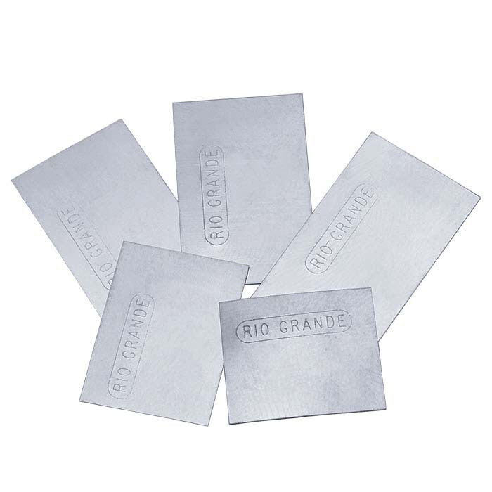 18K Plumb White Gold Sheet Solder, 0.25mm, Hard