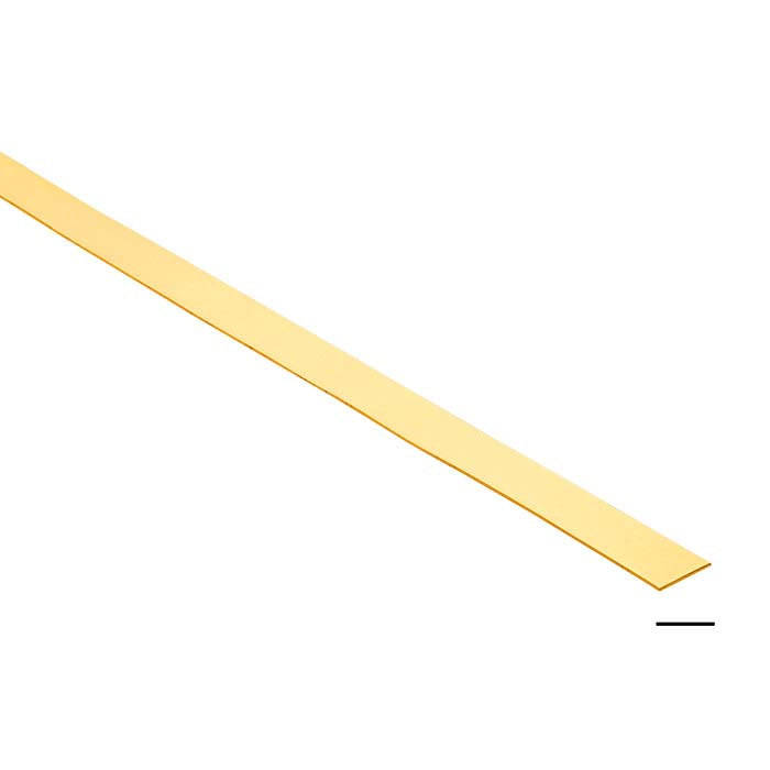 22K Yellow Gold 4.76mm Strip, 0.25mm, Dead-Soft