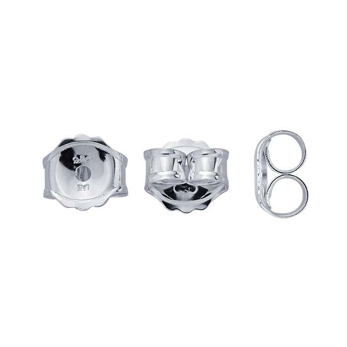 Sterling Silver 4.7mm dia. Medium-Weight Ear Nut