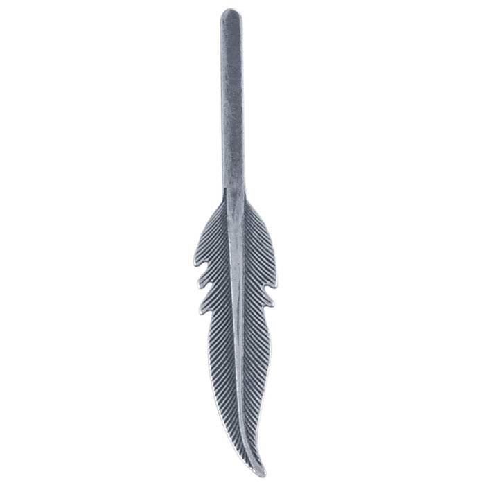Sterling Silver Feather Component