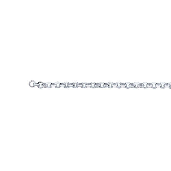 Sterling Silver 1.5mm Diamond-Cut Round Rolo Chain, By the Foot