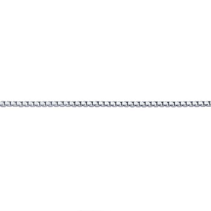 Catena a scatola veneziana in argento sterling 0,7 mm