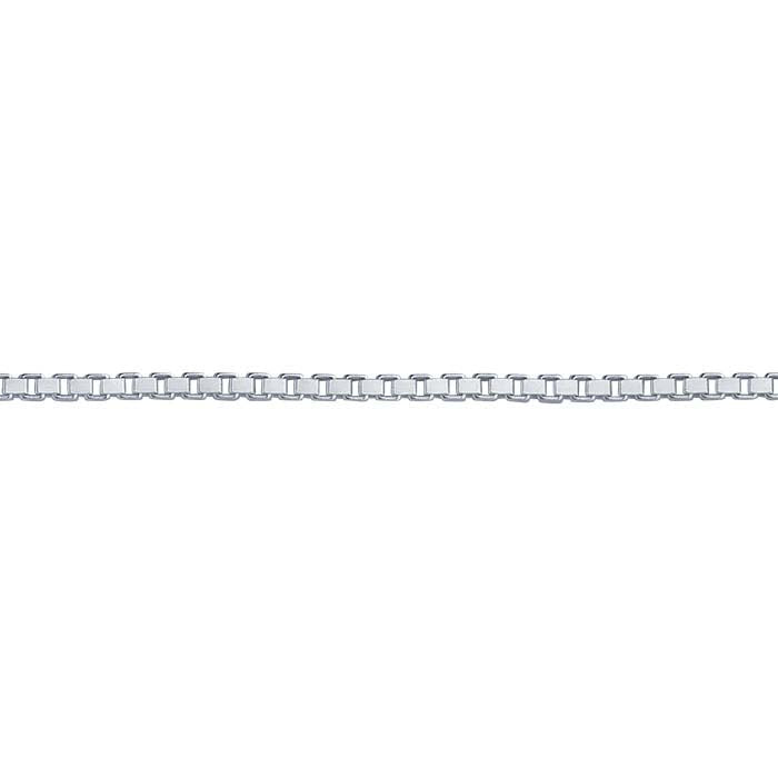 Sterling Silver 1.15mm Diamond-Cut Venetian Box Chain