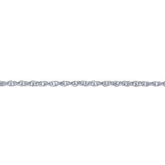 Sterling Silver 1mm Double-Rope Chain