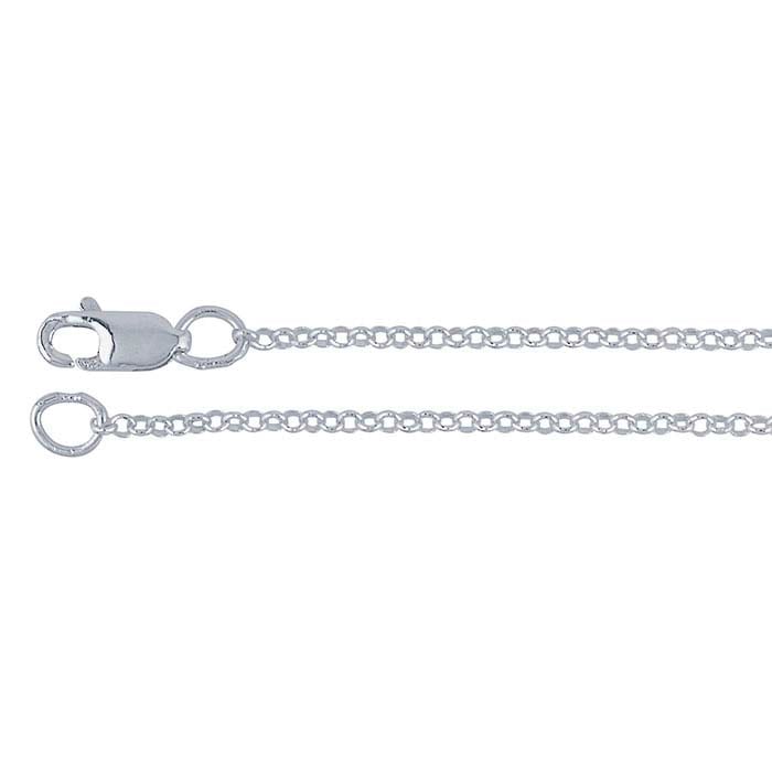 Sterling Silver Round Rolo Chain