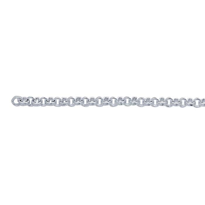 Sterling Silver 2.1mm Round Rolo Chain, 15.24 m. Spool