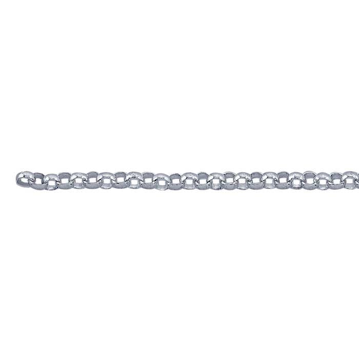 Sterling Silver 1.5mm Round Rolo Chain, 3.05 m. Spool