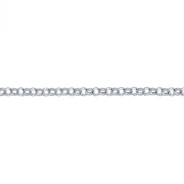 Sterling Silver 1.5mm Round Rolo Chain, 3.05 m. Spool