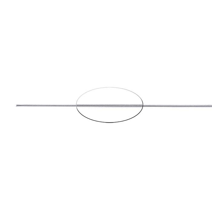 Sterling Silver Round Seamed Snake Chain