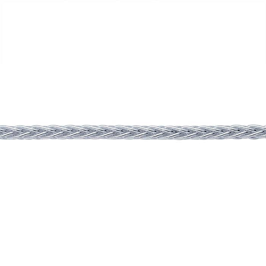 Sterling Silver 1.6mm Round Wheat Chain