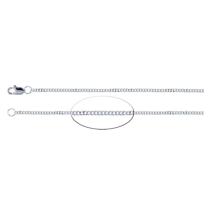 Catena Curb in Argento Sterling 1,5mm