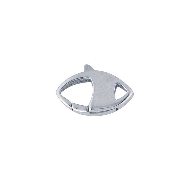 Sterling Silver Marquise Lobster Clasp