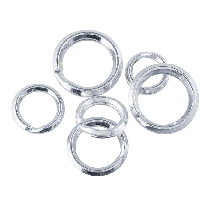 Sterling Silver 4.2mm Heavyweight Round Split Ring