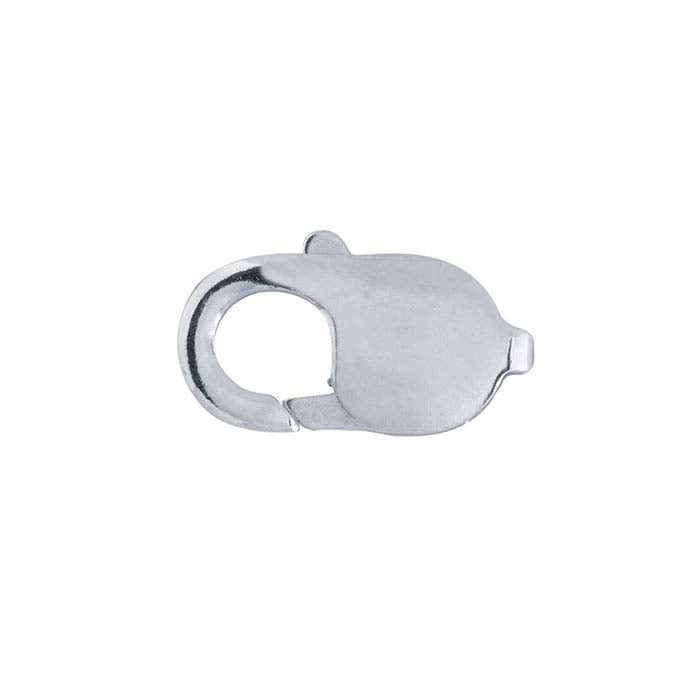 Sterling Silver 16.3 x 8mm Oval Lobster Clasp
